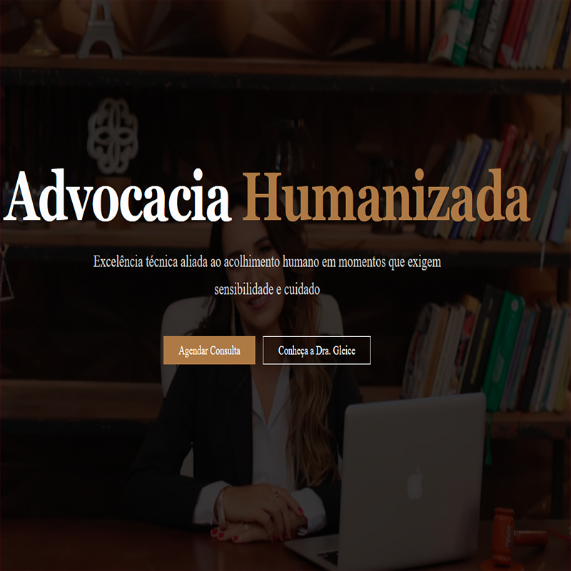 Site Gleice Advocacia